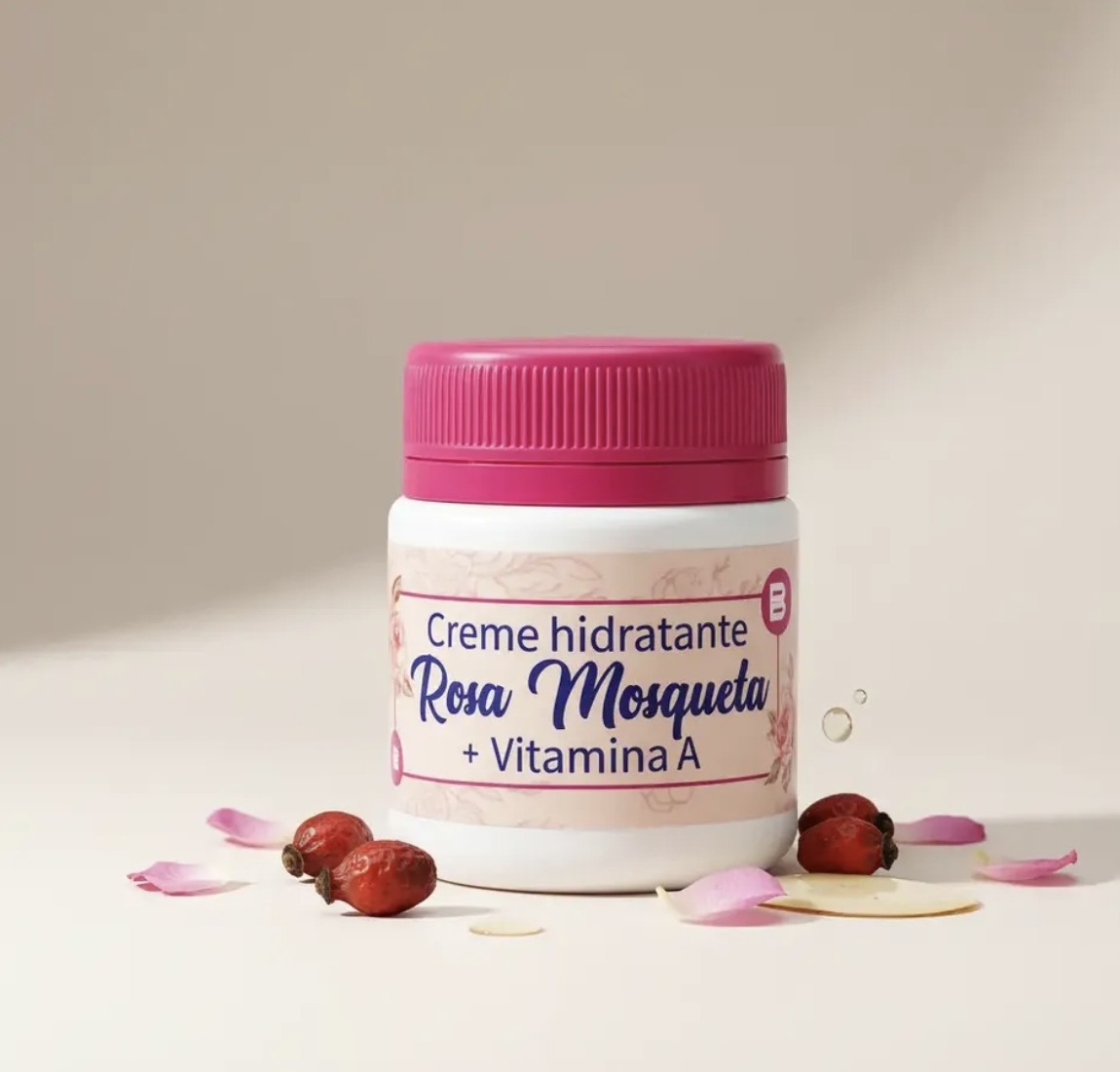 Creme Hidratante Rosa Mosqueta + Vitamina A