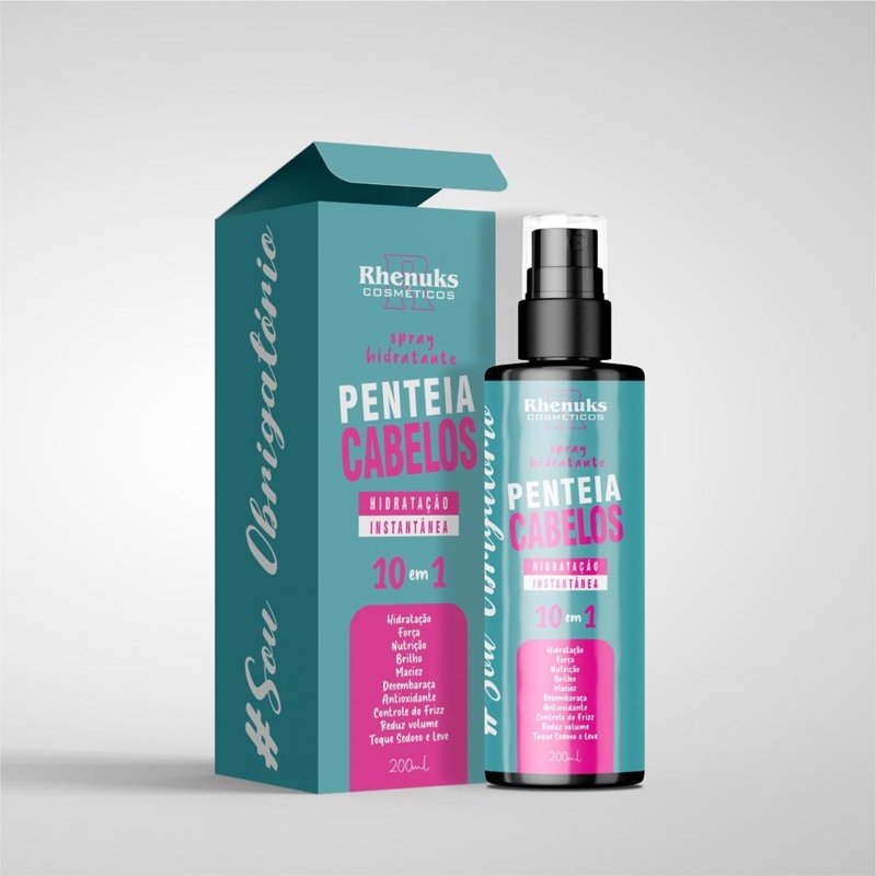 Spray Pentear e Hidratante 10 em 1 Rhenuks