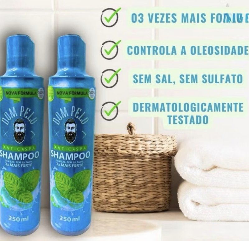 Shampoo Anticaspa Dom Pelo
